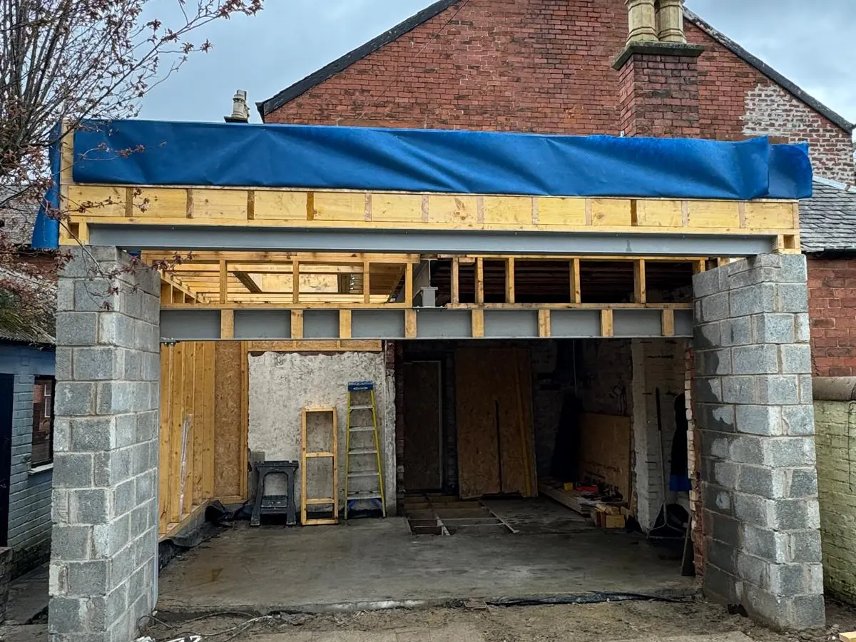 Before: rear extension in Kilmarnock