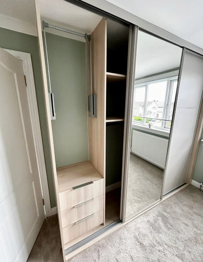 Bedroom Remodel with Fitted Wardrobes, Kilmarnock, photo 6