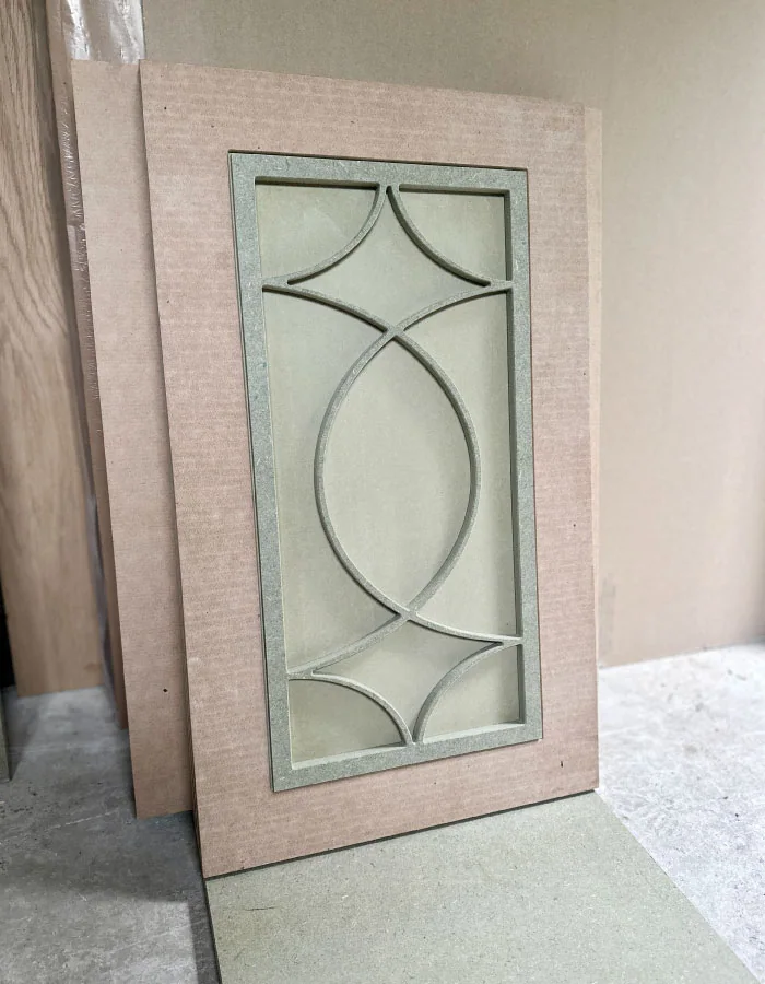 Painted Media Wall with CNC-Cut Doors, Ayrshire, photo 9