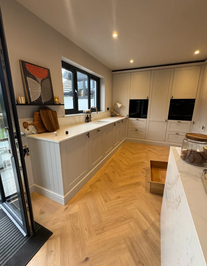 Kitchen Renovation with Herringbone Floor, West Kilbride, photo 7