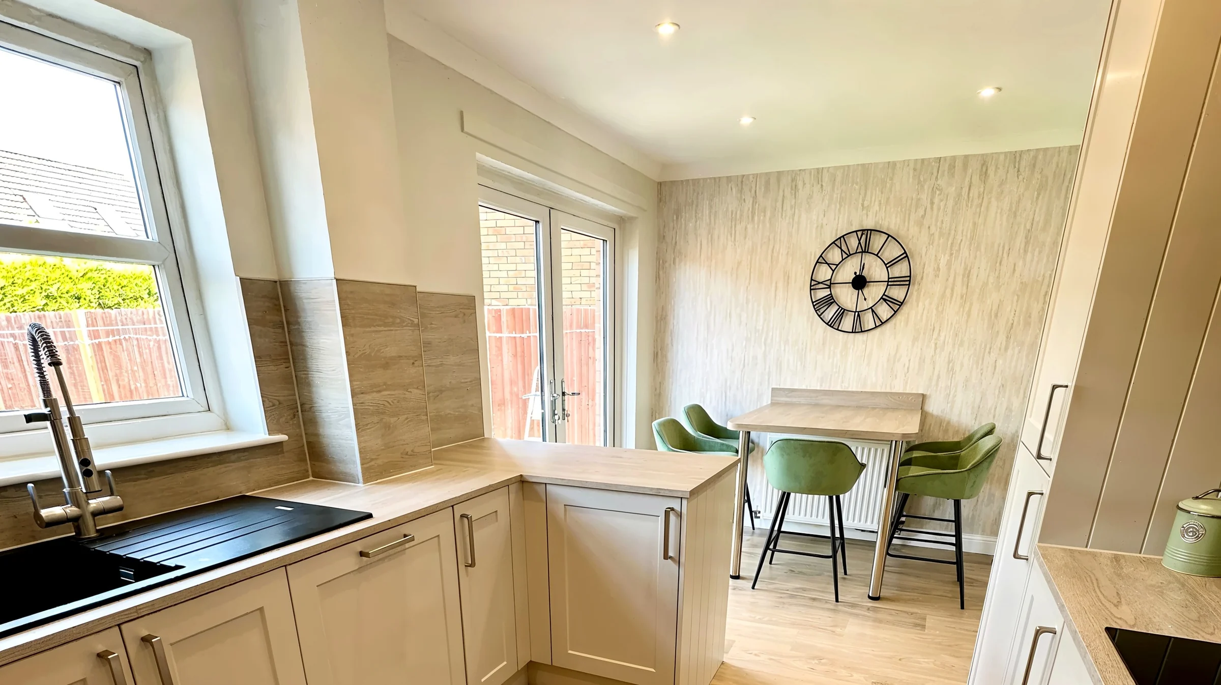 Shaker Kitchen and Downstairs Renovation, Kilmarnock