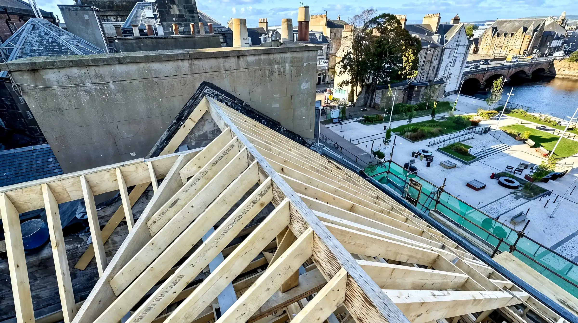 Roof Structure for a Listed Building, Ayr