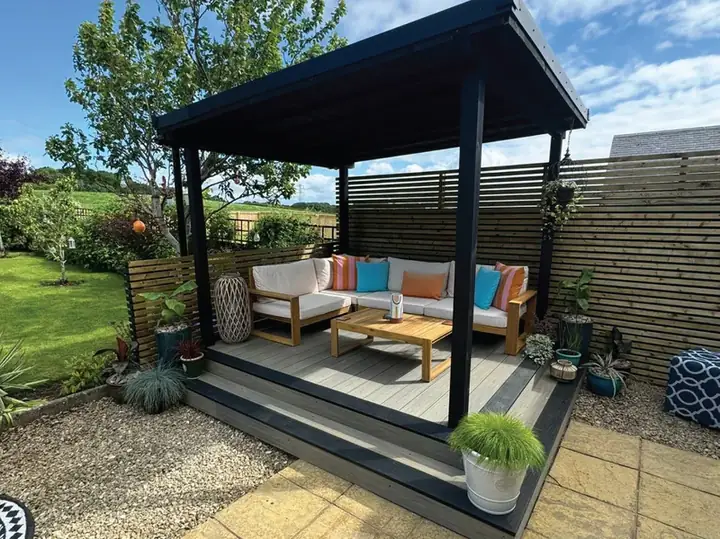 Timber Pergola and Composite Decking, Coylton