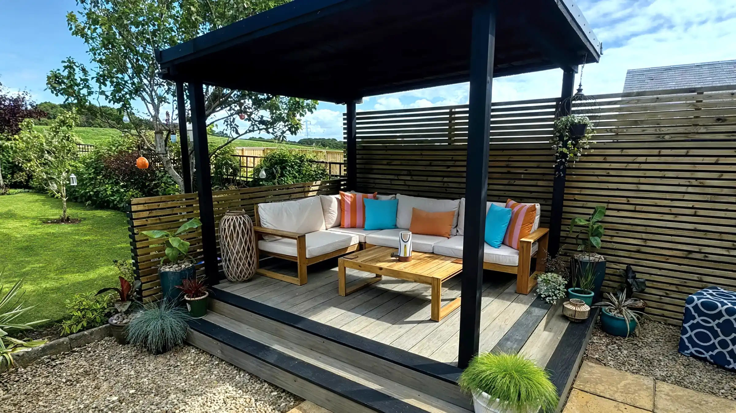 Timber Pergola and Composite Decking, Coylton