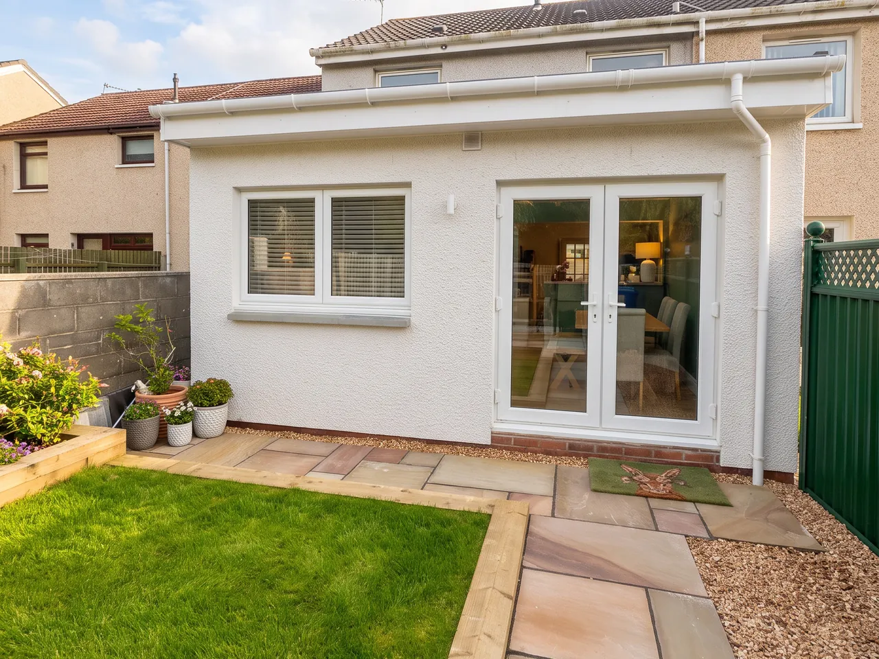 After: single storey extension in Troon
