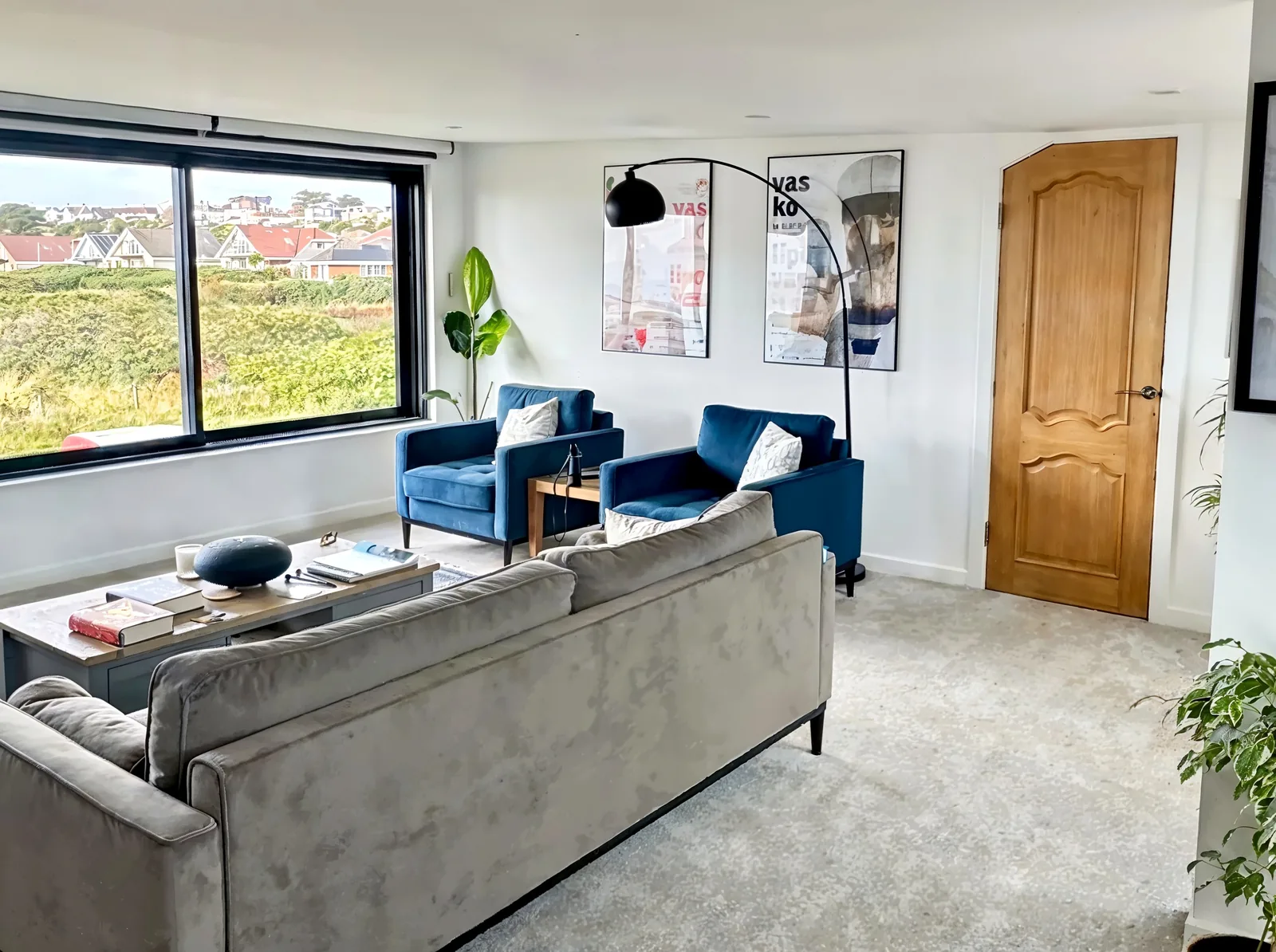 Loft conversion living room with sea views, Seamill