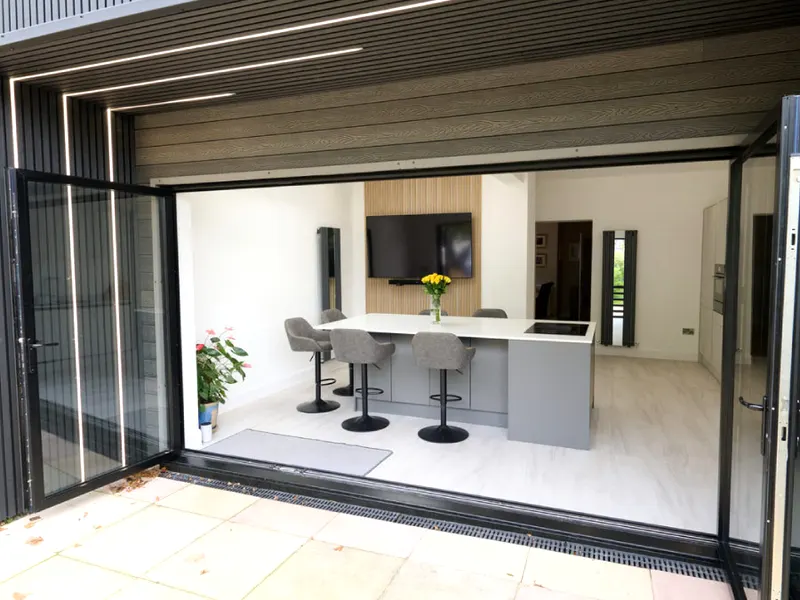 Finished and handed over, house extension in Ayrshire by Cutwood Joinery & Construction
