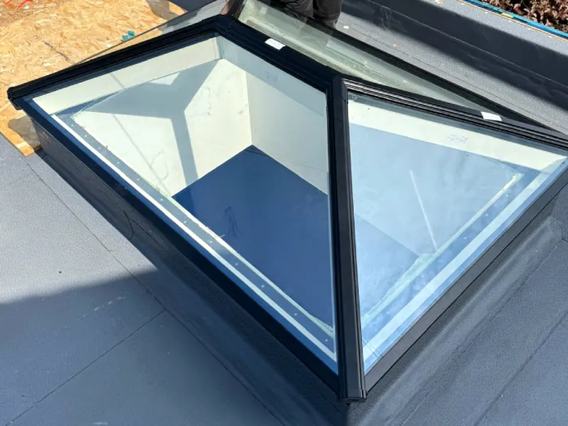 Roof lantern fitted, house extension in Ayrshire by Cutwood Joinery & Construction